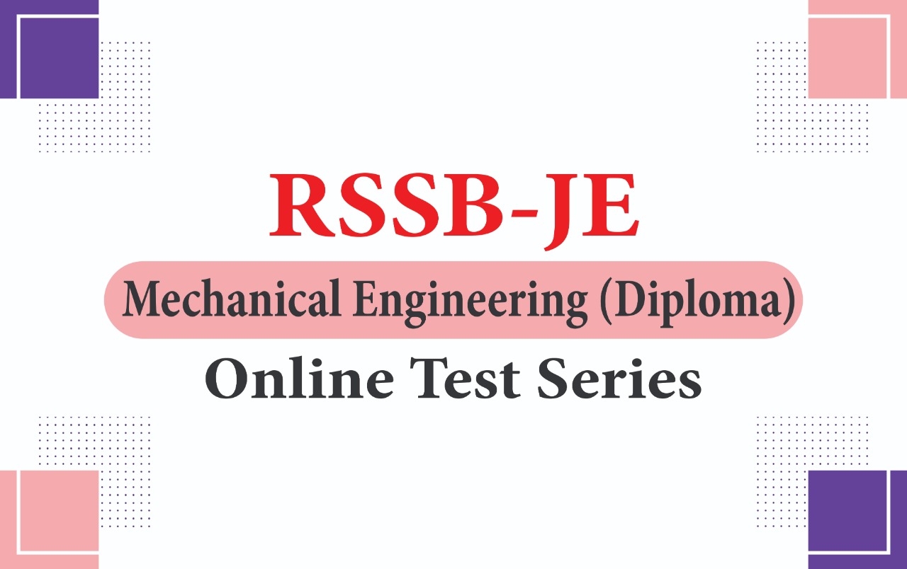 RSSB-JE (Diploma) Mechanical Engineering